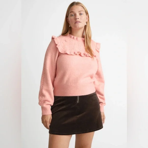 & Other Stories Brown corduroy mini skirt, size 0 NWOT - Picture 6 of 8